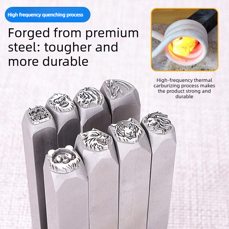 Wolf Jewelry & Watches Tampa Reviews - Animal Head Steel Stamp Punch, Lion