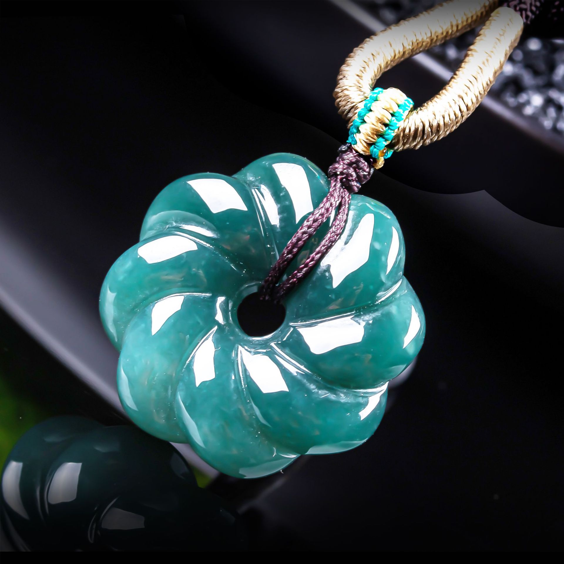 Natural Burmese Jadeite Flower - Jewelry & Watches Store ulasan dan harga
