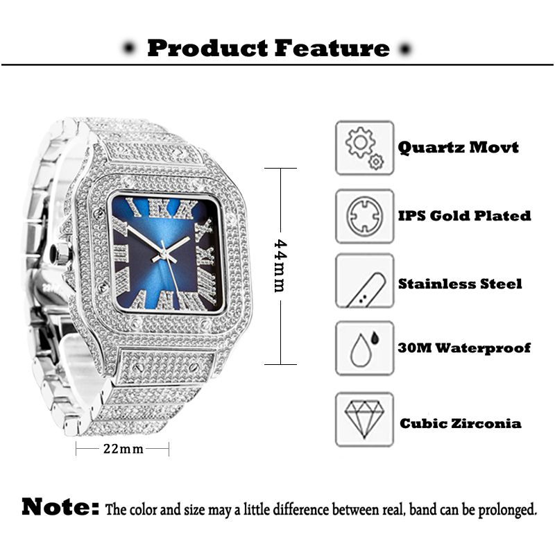 MISSFOX Mens Watches Hip Hop B - Jewelry Watches Brands ulasan dan harga