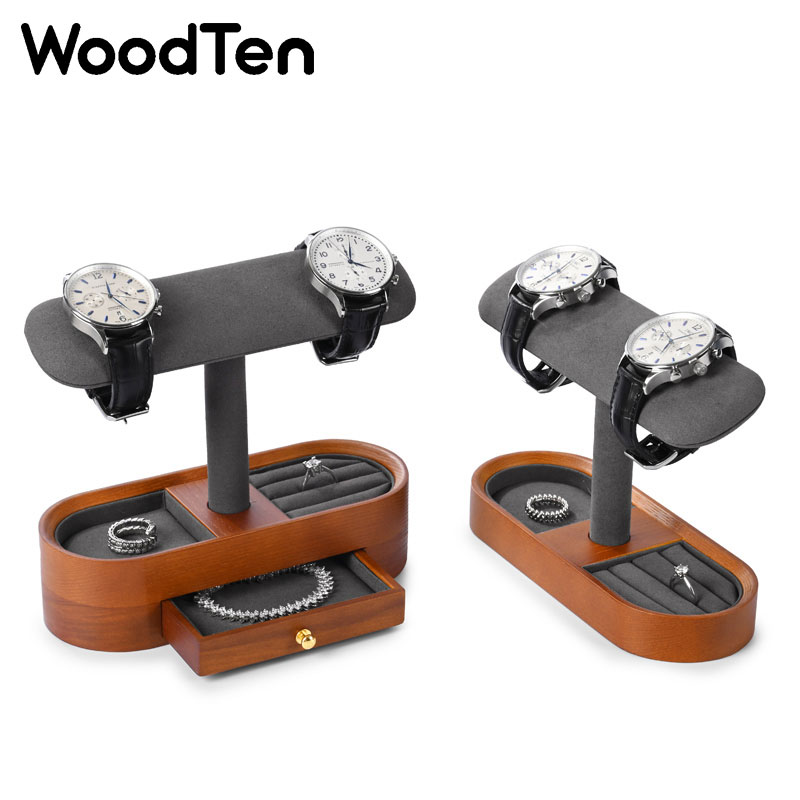 WoodTen Watch Display Stand wi - Jewelry Stand Watches ulasan dan harga