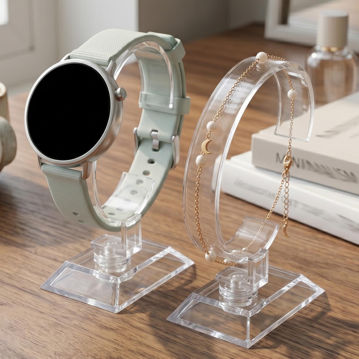 Transparent Watch Display Stan - Jewelry Stand Watches ulasan dan harga