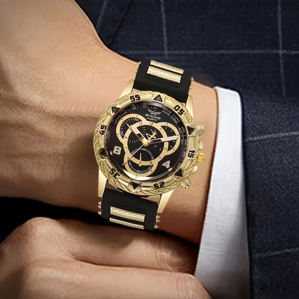 4‑Piece Luxury Men’s Watch and - Mystery Jewelry Jar Watches ulasan dan harga