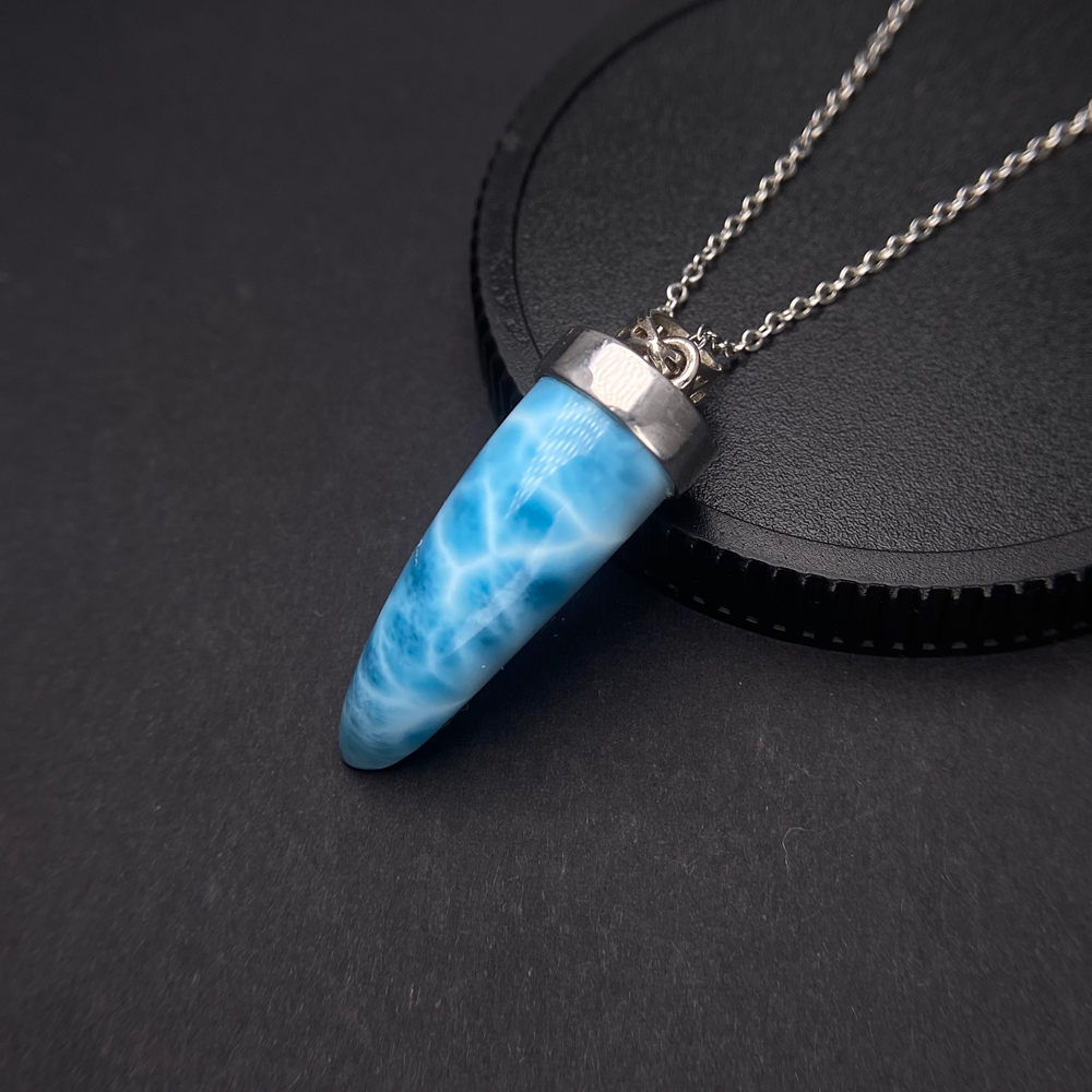 Trendy Natural Blue Larimar Pe - Wolf Jewelry & Watches Tampa Reviews ulasan dan harga