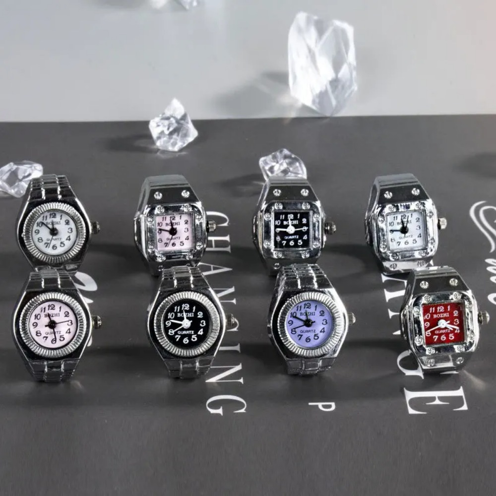 Creative Square Dial Ring Watc - Mystery Jewelry Jar Watches ulasan dan harga