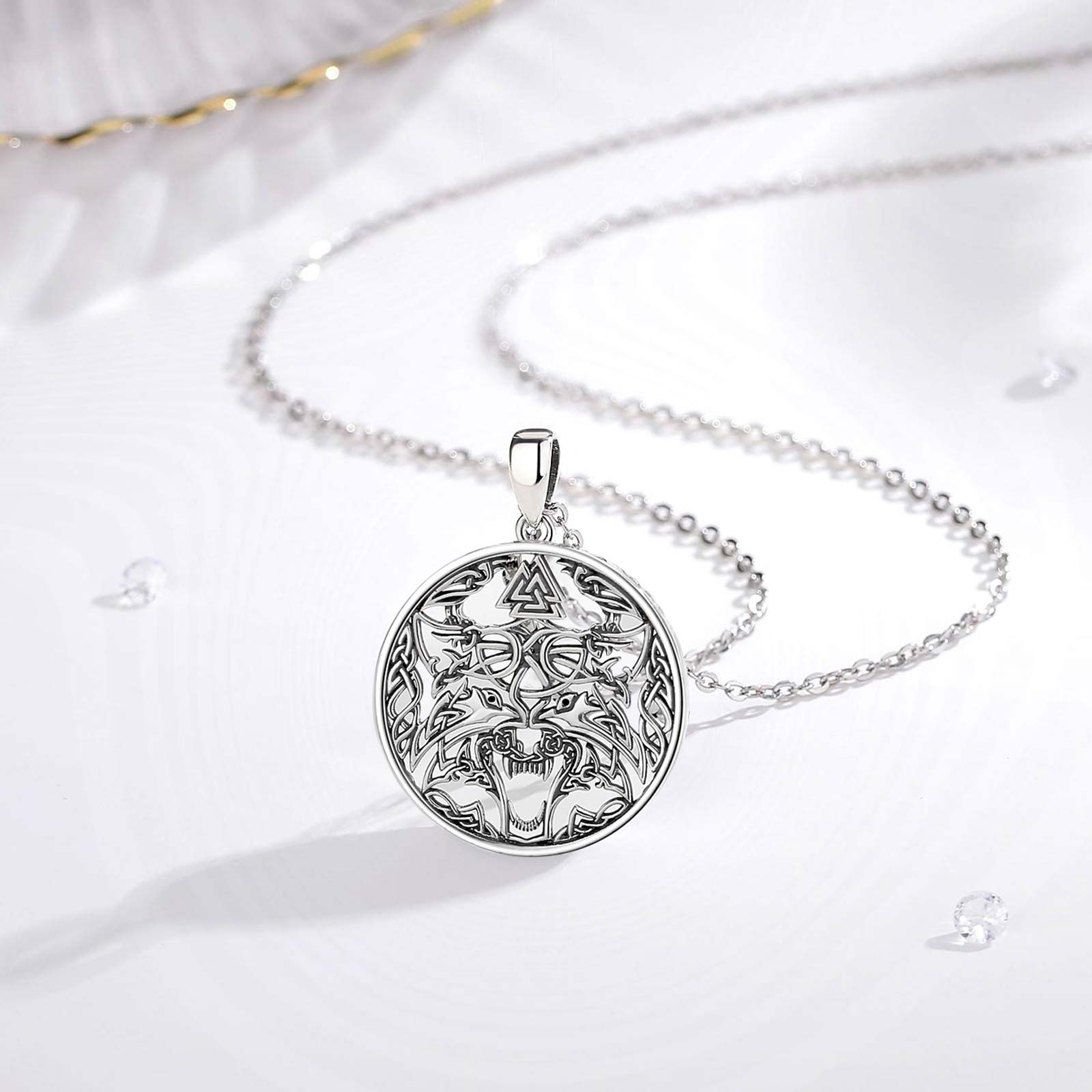Eudora 925 Sterling Silver Vik - Wolf Jewelry & Watches Tampa Reviews ulasan dan harga
