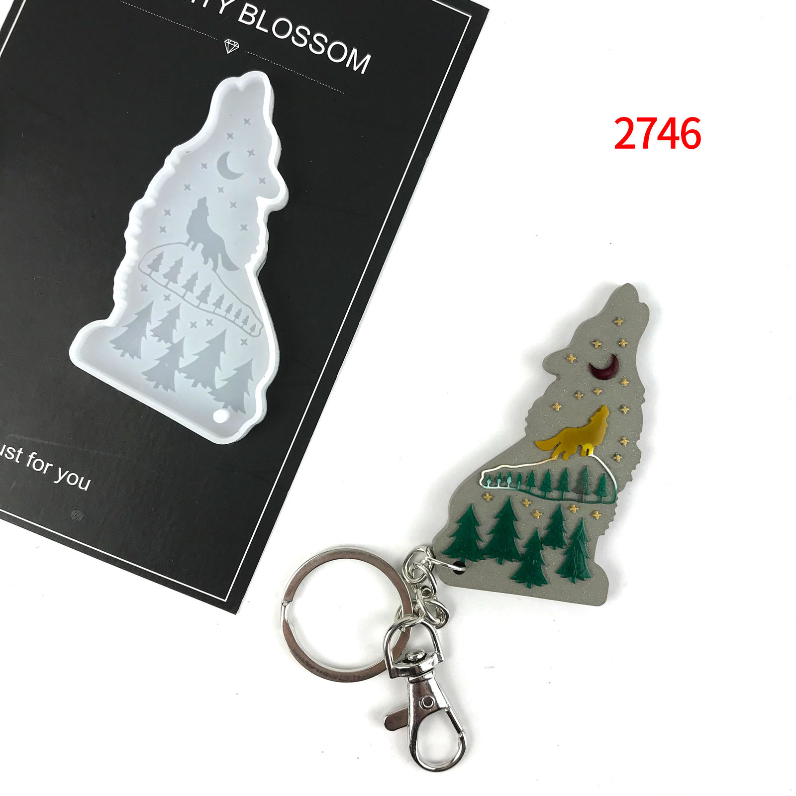 Wolf Horse Shaped Epoxy Resin  - Wolf Jewelry & Watches Tampa Reviews ulasan dan harga