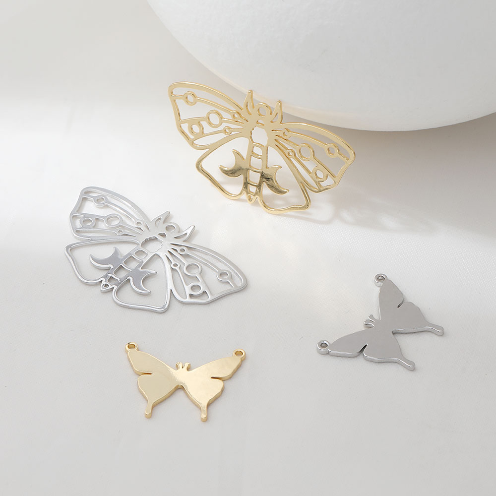 6PCS 14K Gold Plated Sheet Smo - Butterfly Pendant Necklace ulasan dan harga