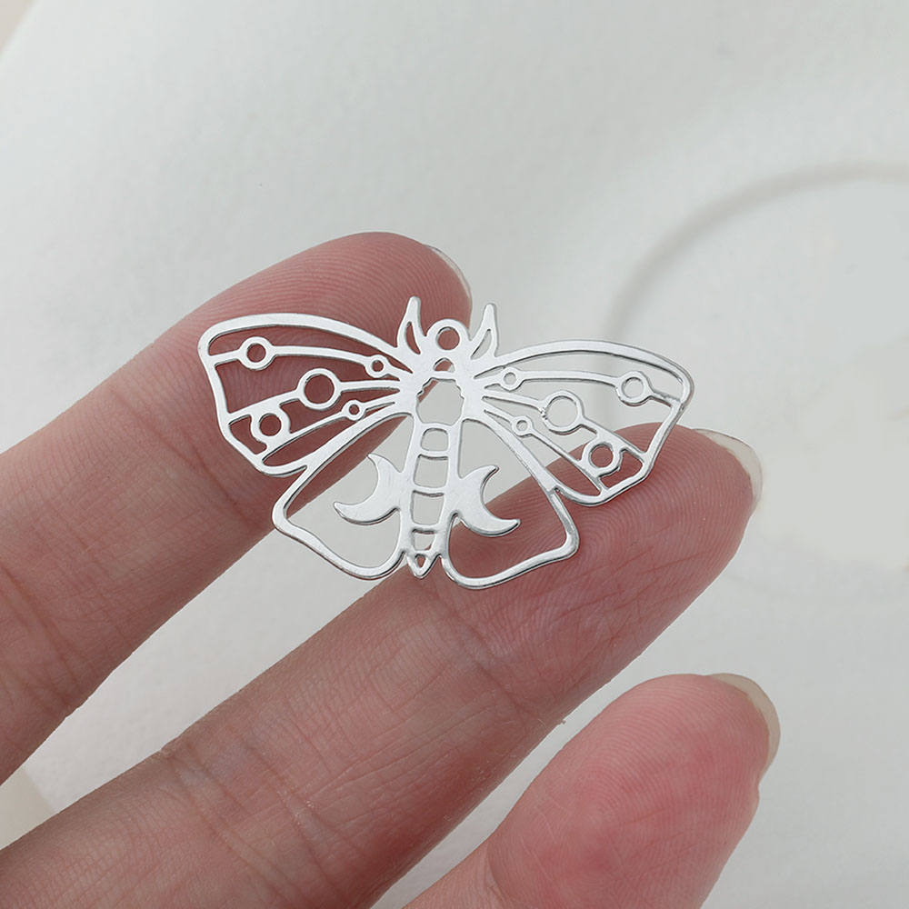 6PCS 14K Gold Plated Sheet Smo - Butterfly Pendant Necklace ulasan dan harga