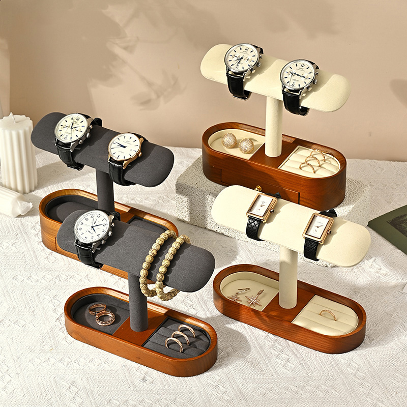 Oirlv Solid Wood Watch Organiz - Jewelry Stores Watches ulasan dan harga
