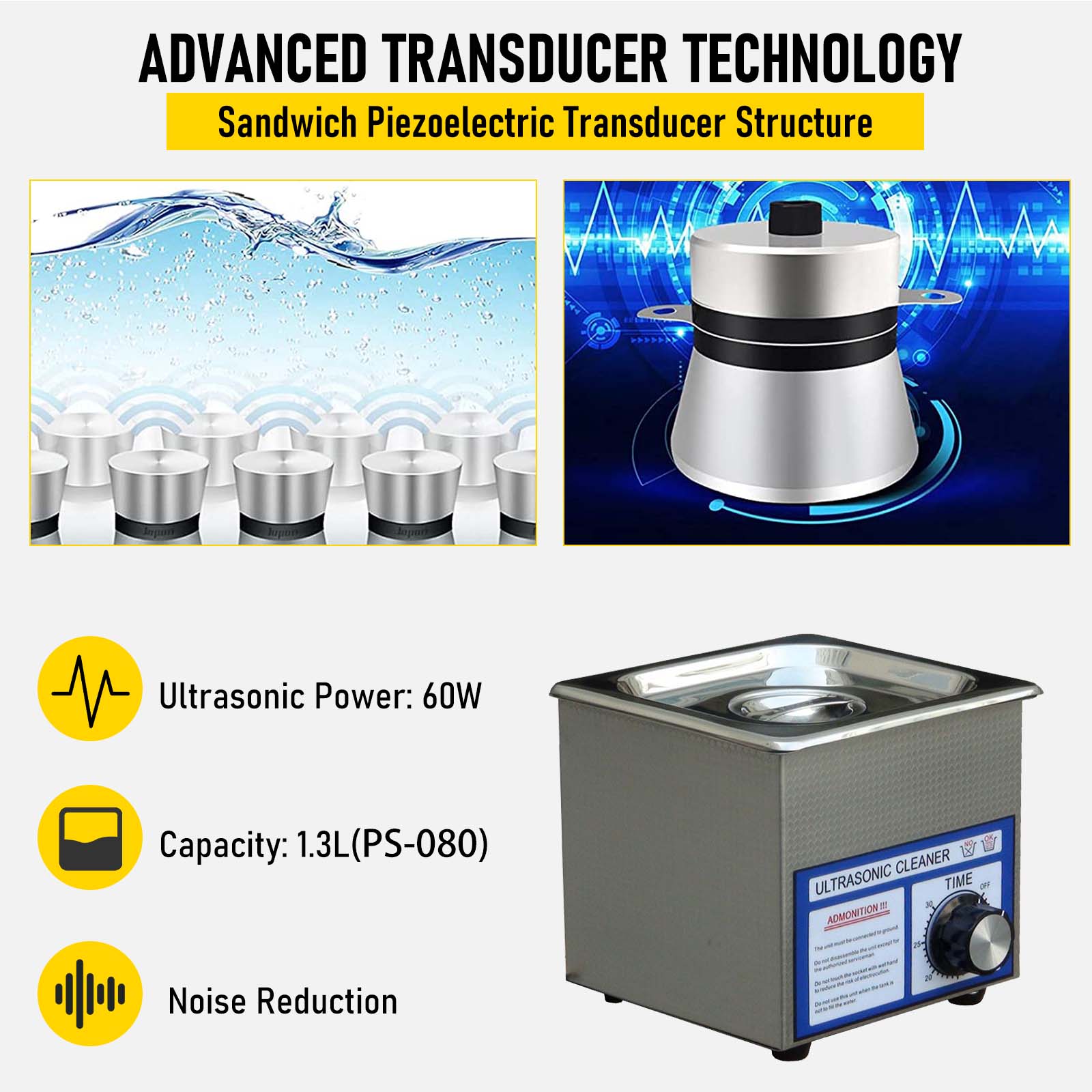 1.3L-3L Ultrasonic Cleaner PS- - Jewelry Eyewear Watches & Accessories ulasan dan harga
