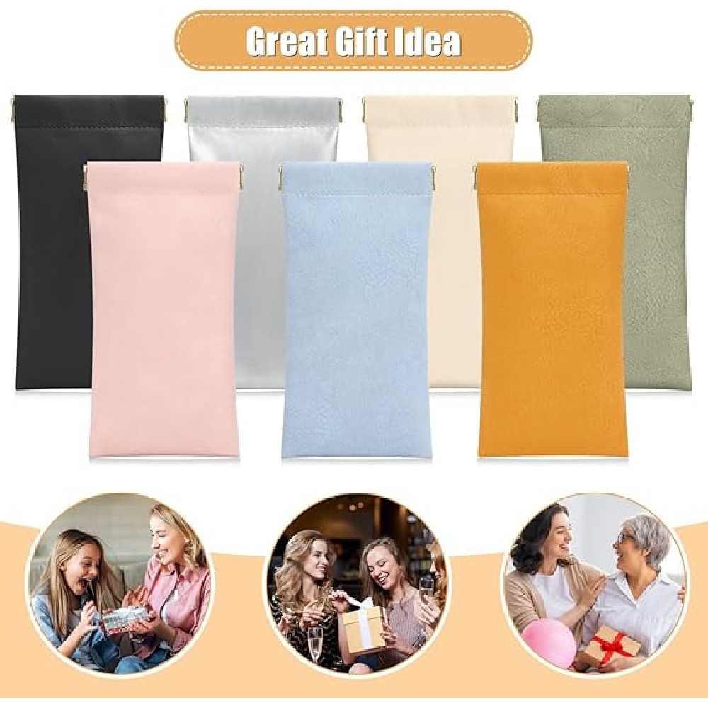 3 Pack PU Leather Storage Pouc - Jewelry Eyewear Watches & Accessories ulasan dan harga