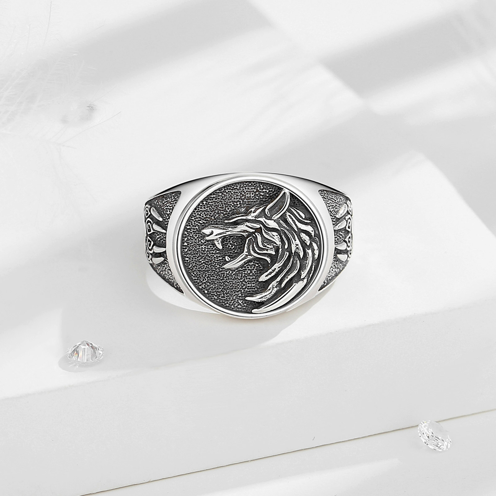 Eudora 925 Sterling Silver Vik - Wolf Jewelry & Watches Tampa Reviews ulasan dan harga