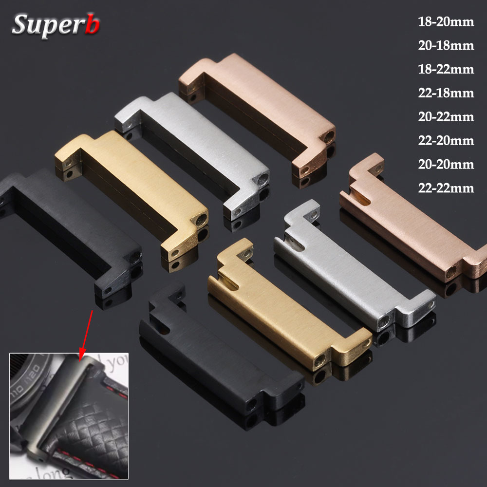 1 Pair Watch Strap Adapter 18m - Jewelry Stores Watches ulasan dan harga