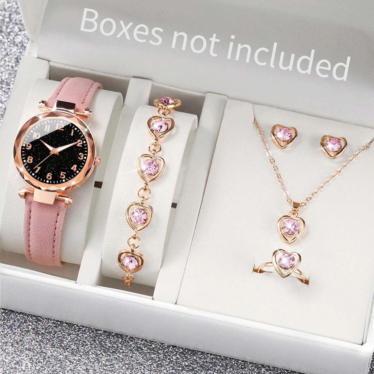 5/6PCS Fashion Women Watches C - Mystery Jewelry Jar Watches ulasan dan harga
