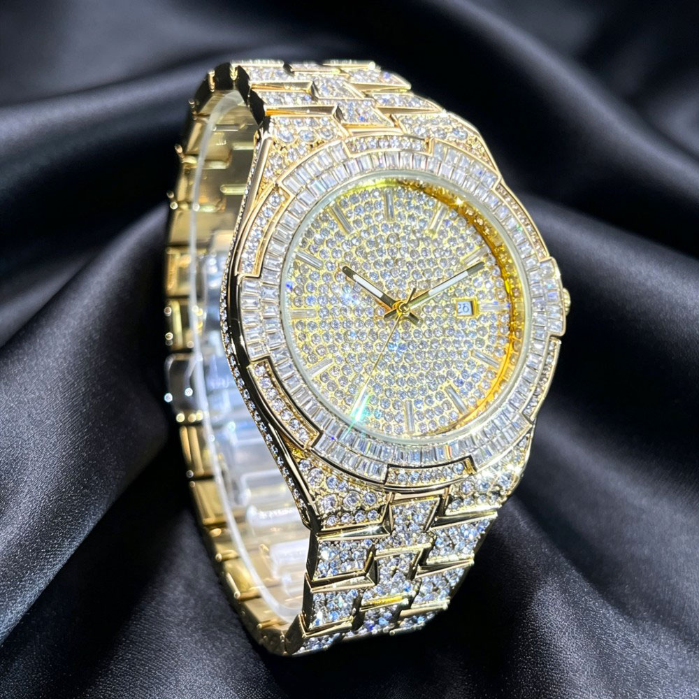 Hot Sell Gold Ice Watch For Me - Jewelry Watches Brands ulasan dan harga