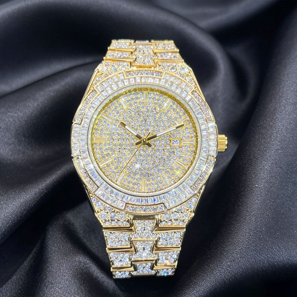 Hot Sell Gold Ice Watch For Me - Jewelry Watches Brands ulasan dan harga