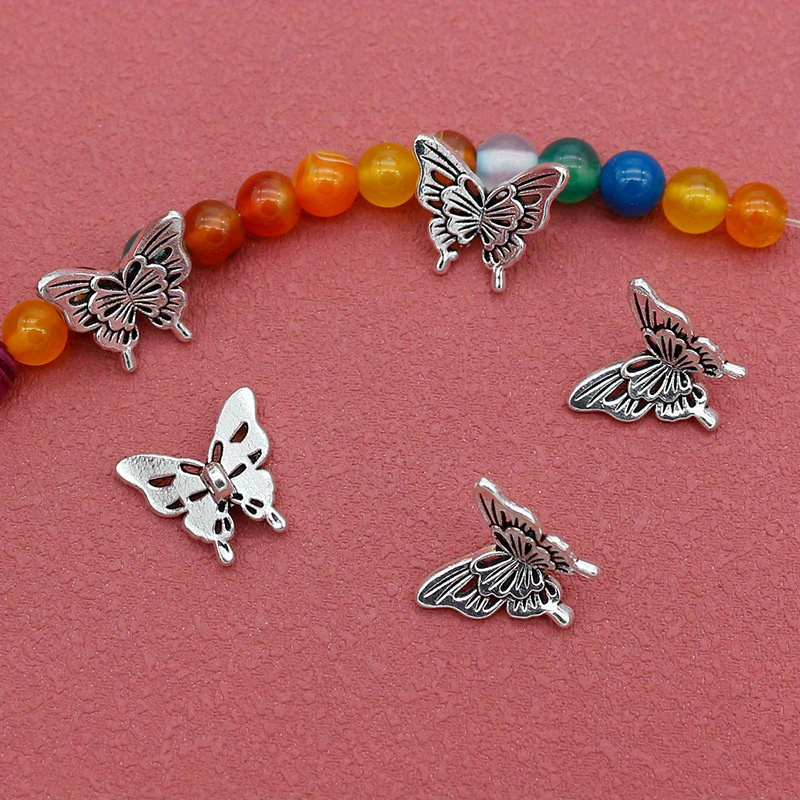 10PCS Silver Butterfly Accesso - Butterfly Pendant Necklace ulasan dan harga
