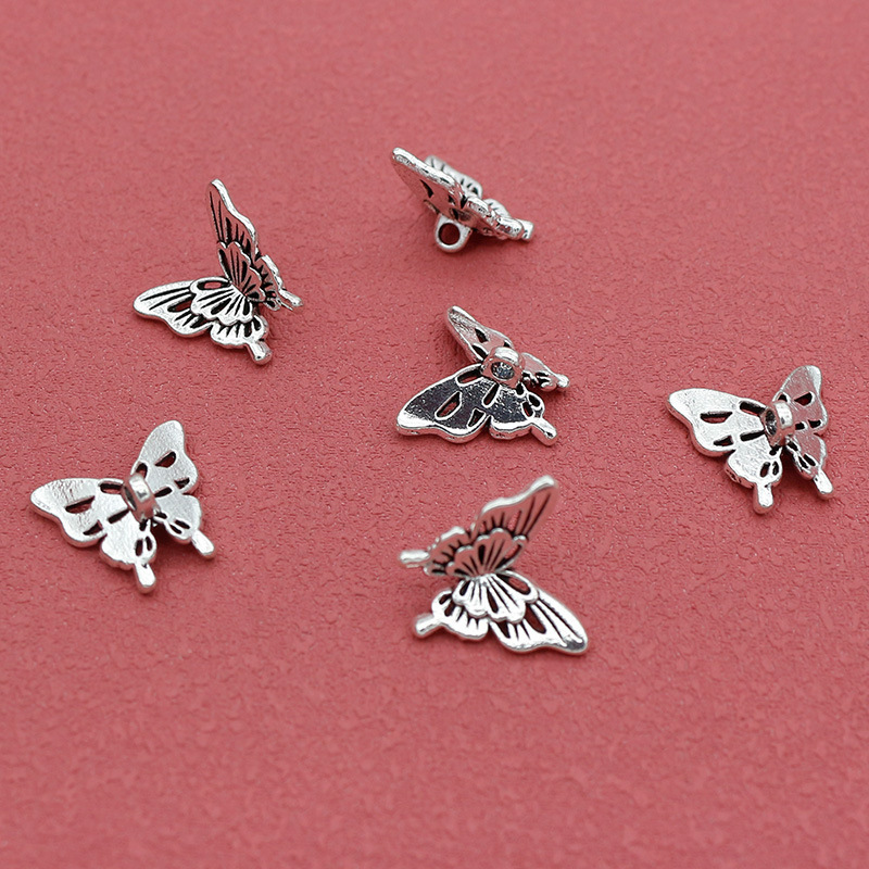 10PCS Silver Butterfly Accesso - Butterfly Pendant Necklace ulasan dan harga