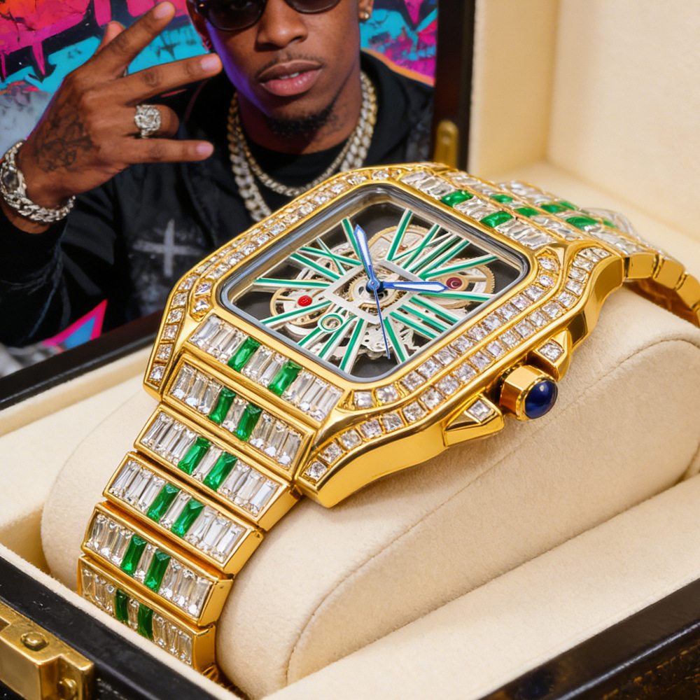 Hollow Luxury Bling Quartz Wri - Jewelry Watches Brands ulasan dan harga