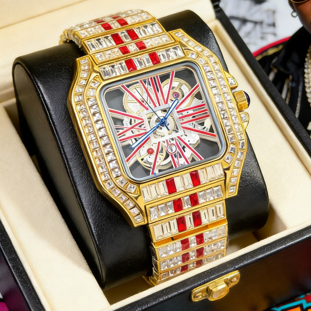 Hollow Luxury Bling Quartz Wri - Jewelry Watches Brands ulasan dan harga