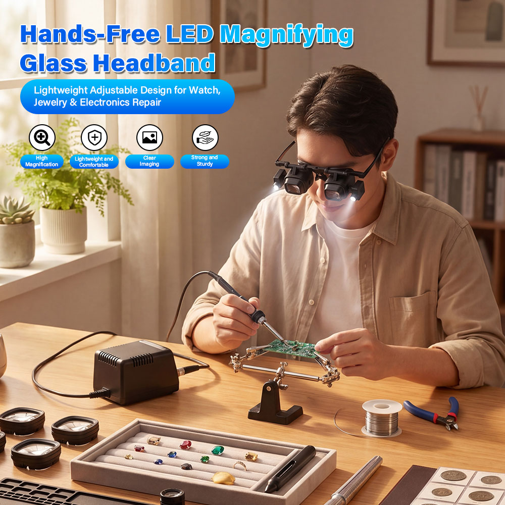 Portable 2X-24X Headband Magni - Jewelry Eyewear Watches & Accessories ulasan dan harga