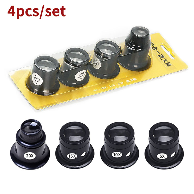 4pcs/set Monocular Magnifying  - Jewelry Eyewear Watches & Accessories ulasan dan harga