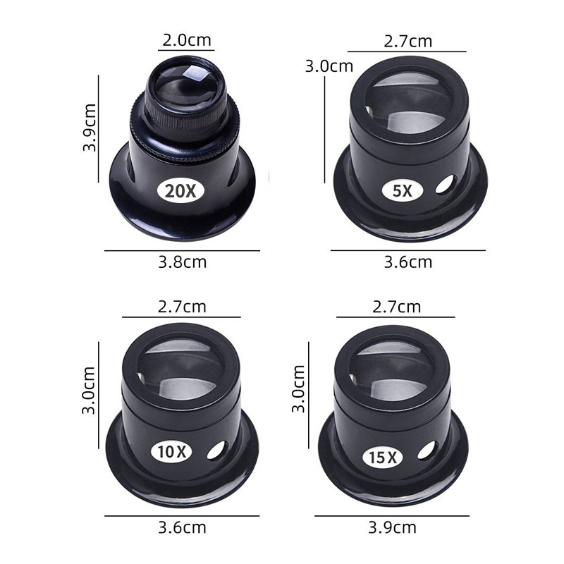4pcs/set Monocular Magnifying  - Jewelry Eyewear Watches & Accessories ulasan dan harga