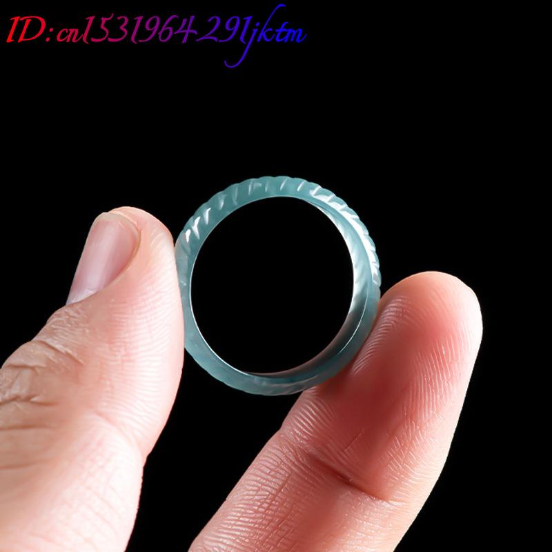 Blue Real Burmese Jadeite Ring - Jewelry & Watches Store ulasan dan harga