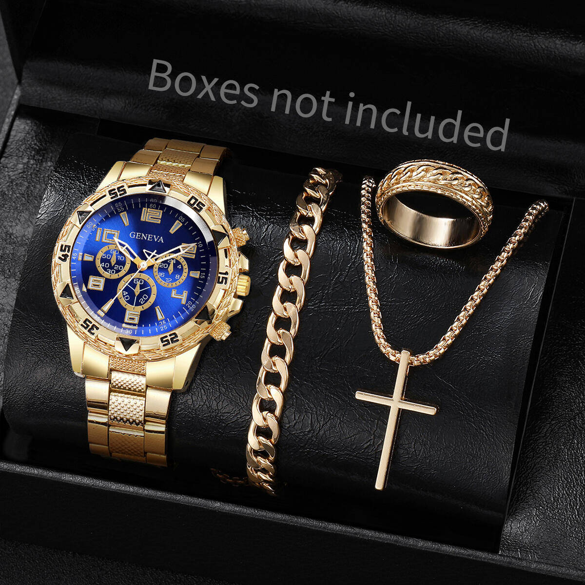 4PCS/Set Fashion Men Business  - Mystery Jewelry Jar Watches ulasan dan harga