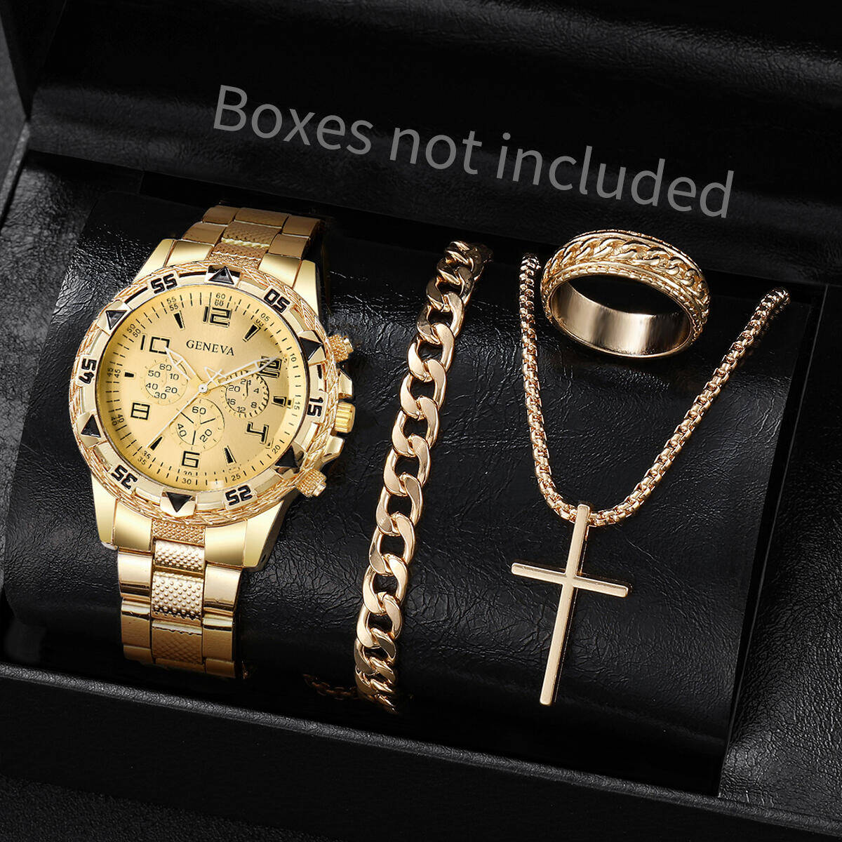 4PCS/Set Fashion Men Business  - Mystery Jewelry Jar Watches ulasan dan harga