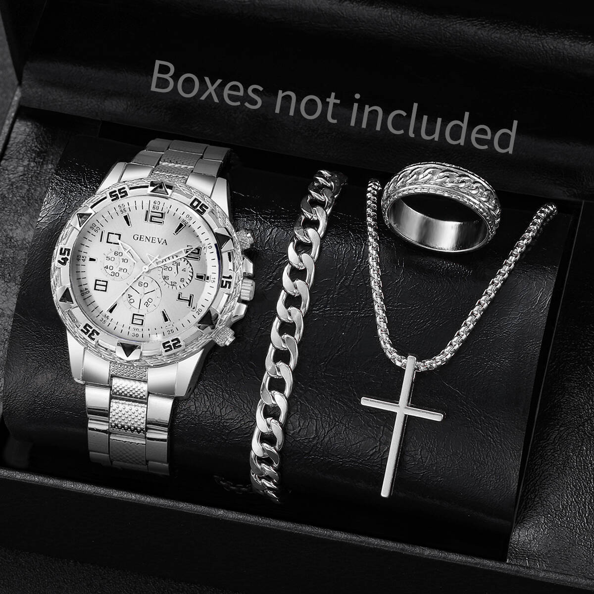 4PCS/Set Fashion Men Business  - Mystery Jewelry Jar Watches ulasan dan harga