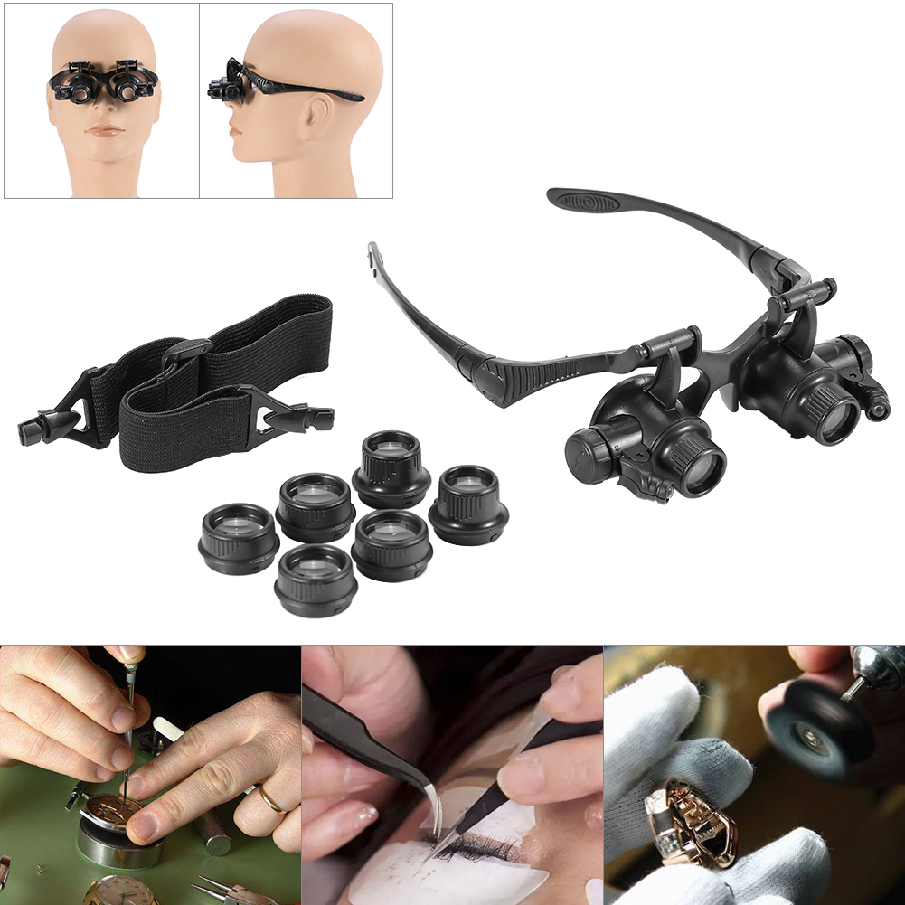 Head Loupe New Head Wearing Ma - Jewelry Eyewear Watches & Accessories ulasan dan harga