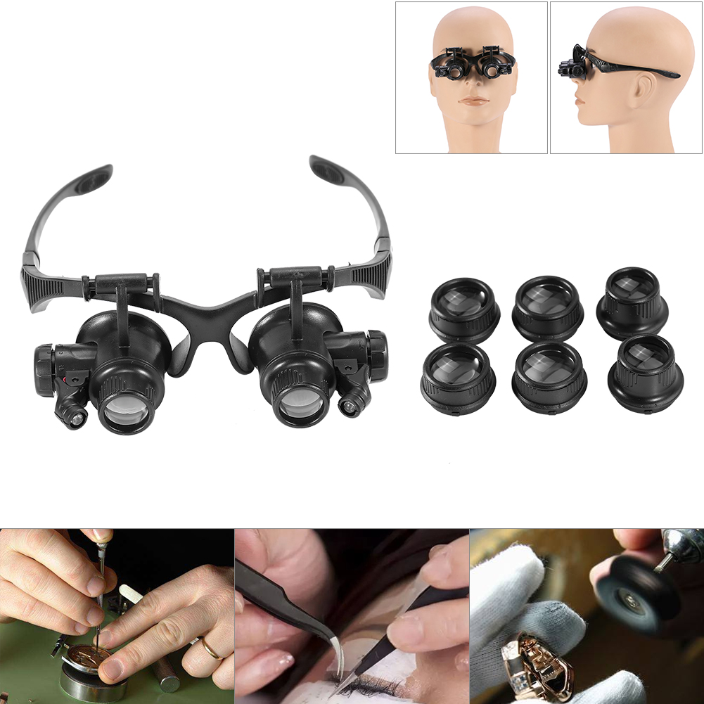 Head Loupe New Head Wearing Ma - Jewelry Eyewear Watches & Accessories ulasan dan harga