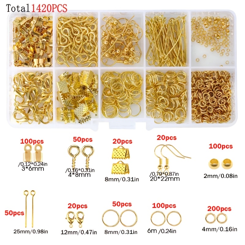 1420pcs 1box Jewelry Findings  - Fine Jewelry & Watches Photos ulasan dan harga