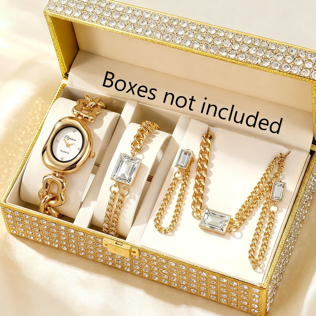 5PCS Fashion Irregular Women Q - Mystery Jewelry Jar Watches ulasan dan harga