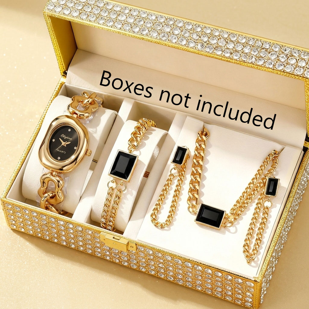 5PCS Fashion Irregular Women Q - Mystery Jewelry Jar Watches ulasan dan harga